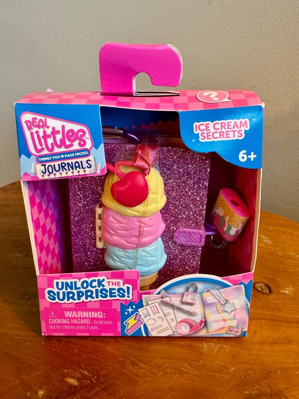 NWT Real Littles Brand Collectors Ice Cream Secrets Journal w/ Locked Surprises